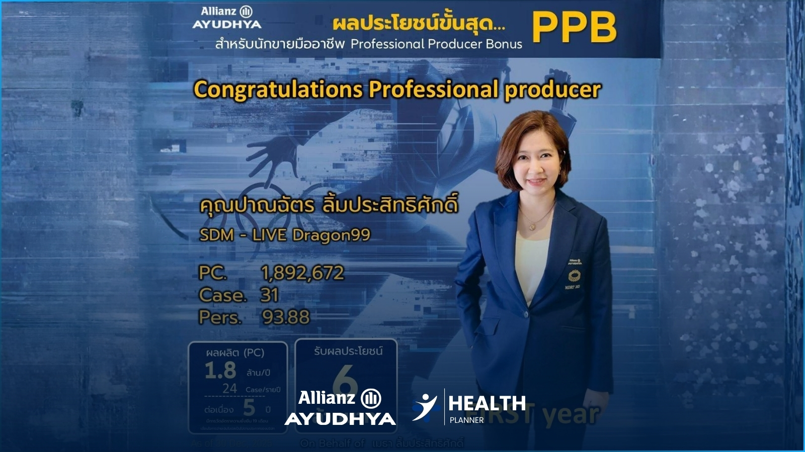 รับเกียรติบัตร